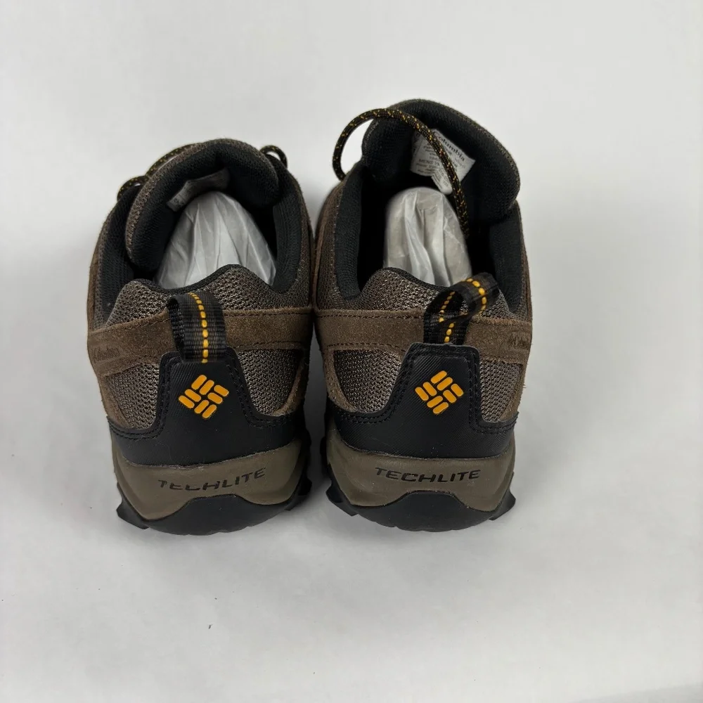 Colombia, Hiking Shoes, omni-grip, Brown/Gray-ish Brown, Leather/canvas, Size 8 - Picture 7 of 15